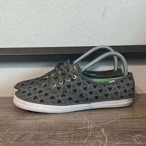 Keds Champion X Taylor Swift Hearts Women’s Athletic Shoes Size 7 Gray